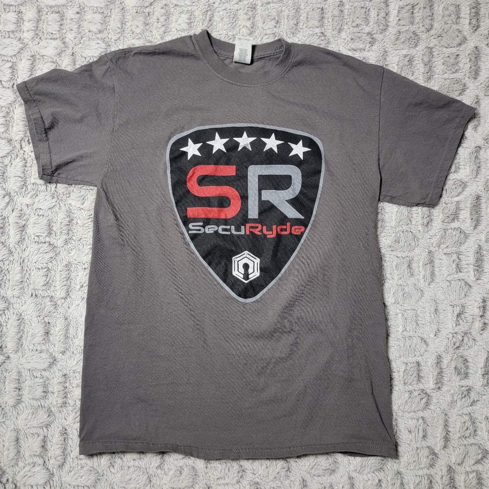SecuRide Rideshare Gray Tee Shirt - Unisex Size Medium